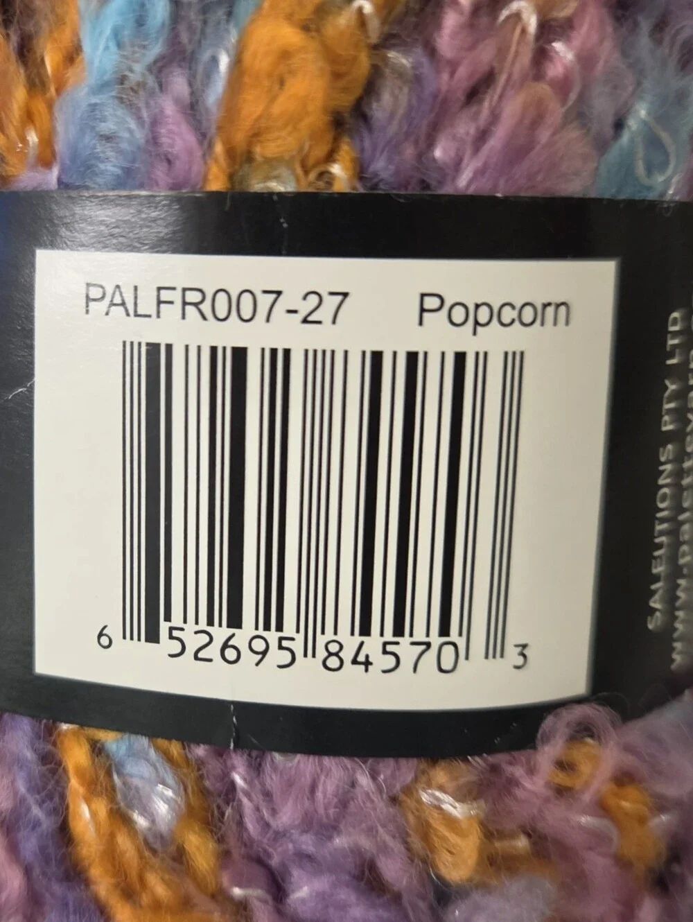 PALETTE COLLECTION BOUCLE STYLE KNITTING/ CROCHET YATN IN THE COLOR POPCORN - Picture 5 of 9